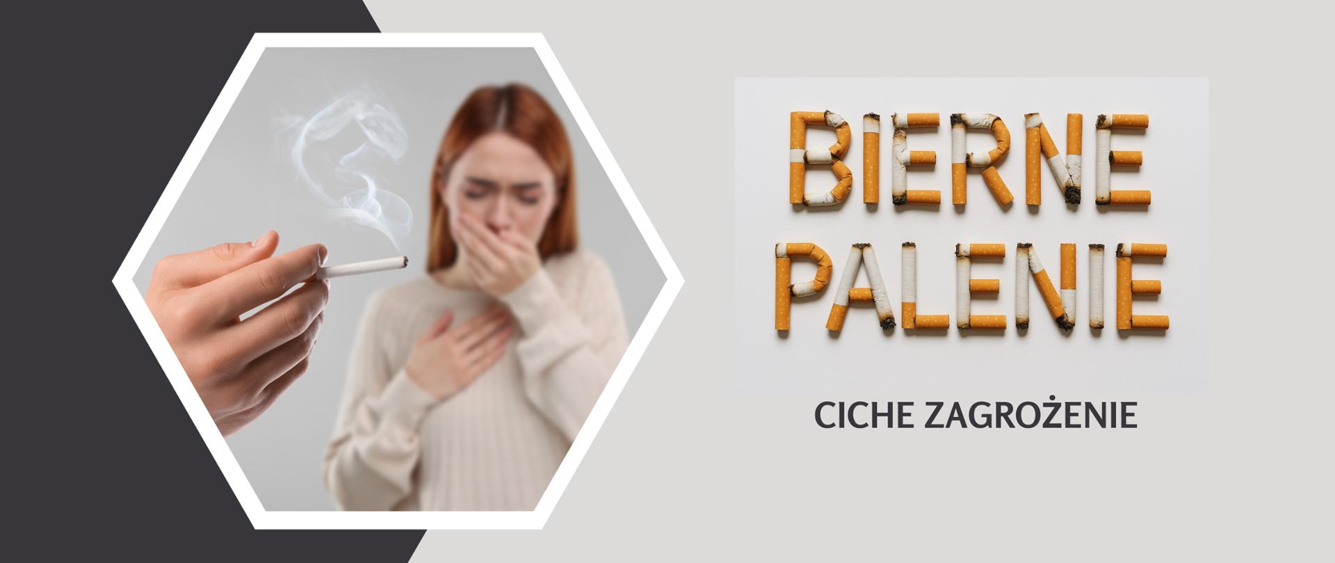 Na planszy widoczny napis - Bierne palnie - ciche zagrożenie