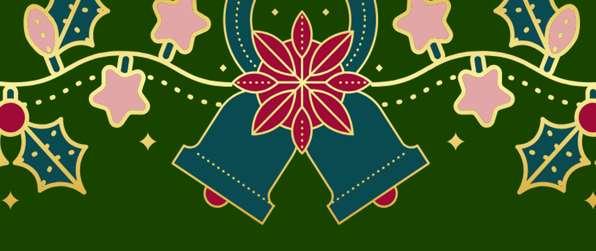 Plakat ma ciemnozielone tło. Na środku znajduje się żółty napis informujący o rodzaju wydarzenia oraz informacje odnoście daty i miejsca. W górnym lewym rogu plakatu umieszczone zostało logo PSM Strzelin. W około rozmieszczone zostały złote grafiki świąteczne.