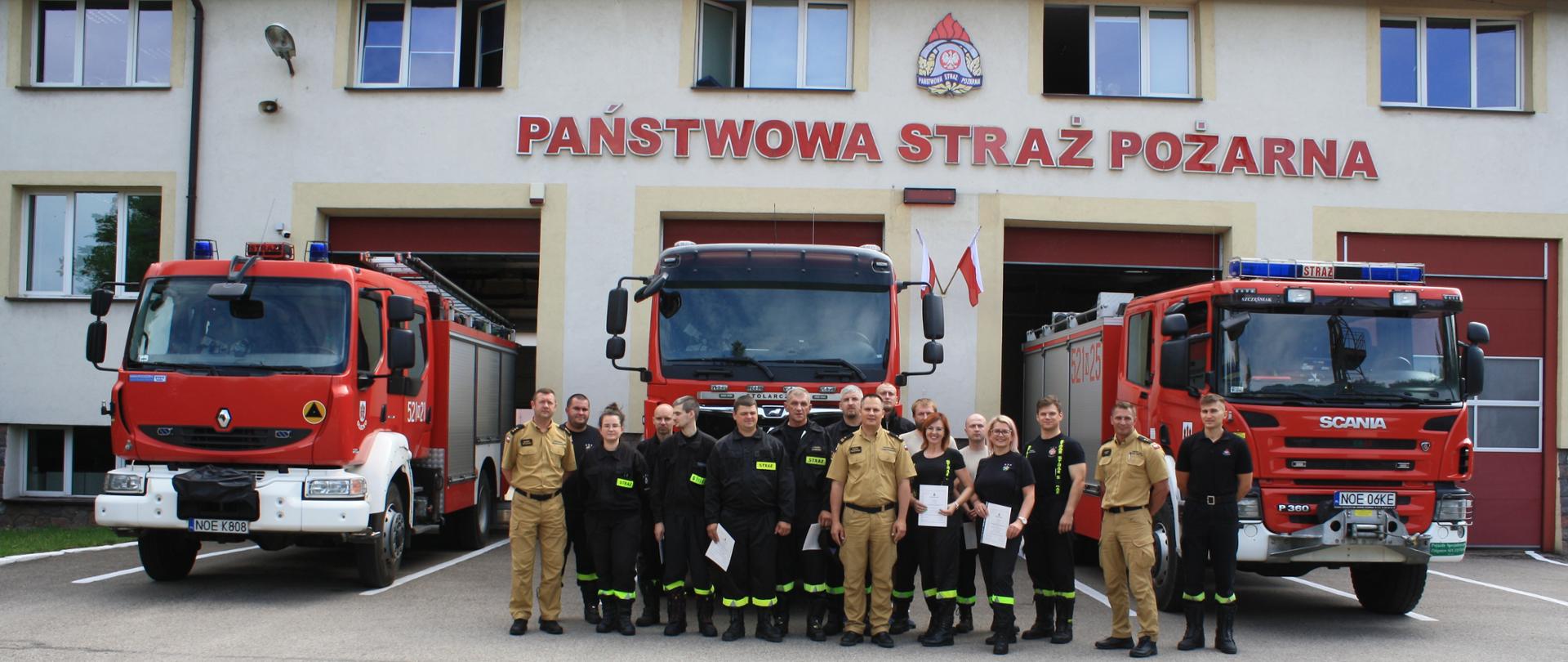 Szkolenie OSP - zdjęcie grupowe