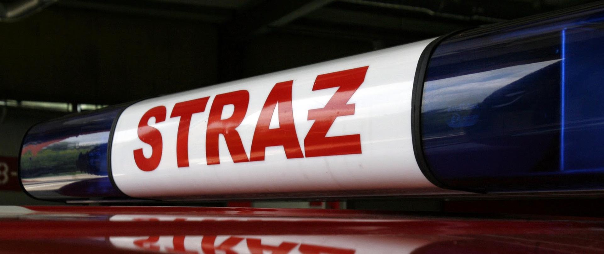 Wypadek ciągnika siodłowego z naczepą w Pradłach