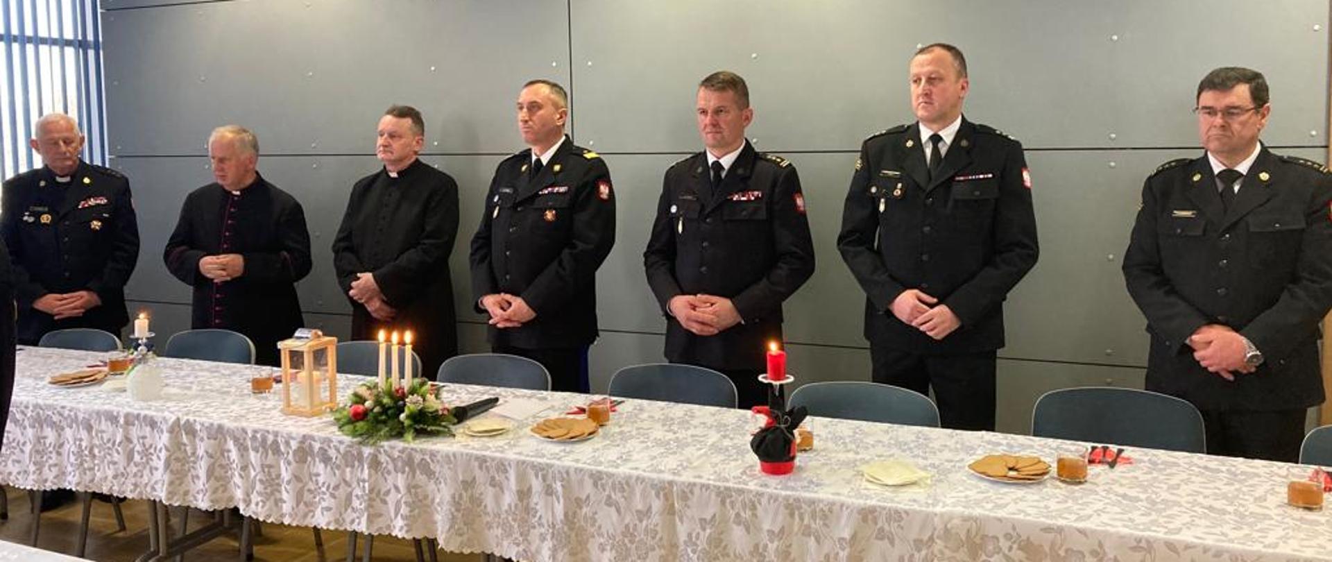 Wigilijne Spotkanie Opłatkowe w Komendzie Wojewódzkiej PSP w Krakowie
