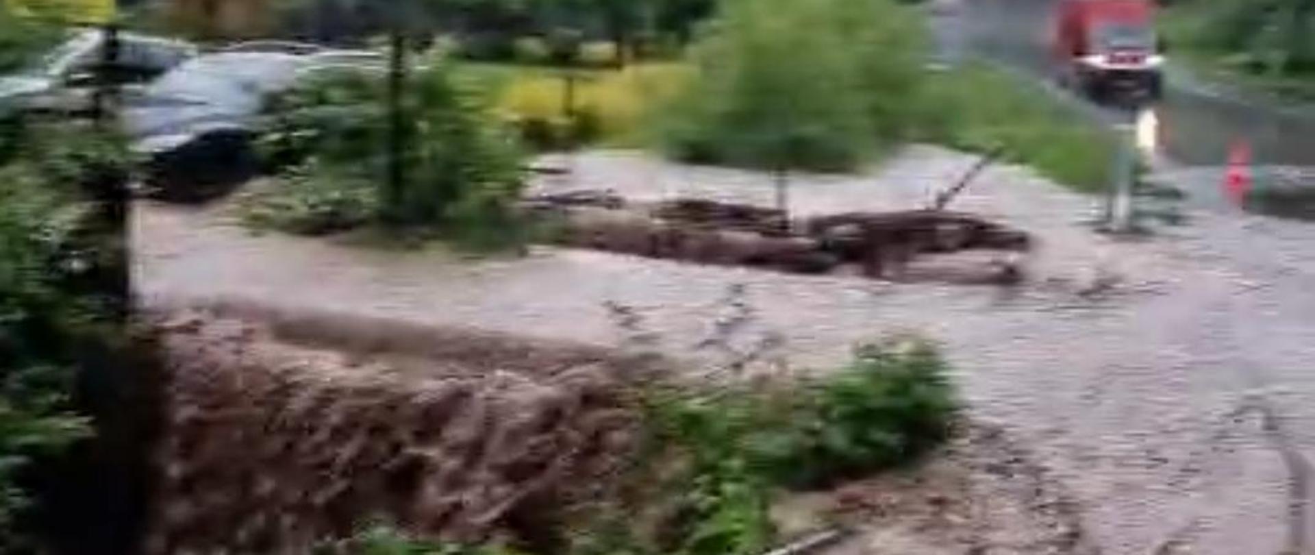 Zdarzenia związane z silnym opadem deszczu