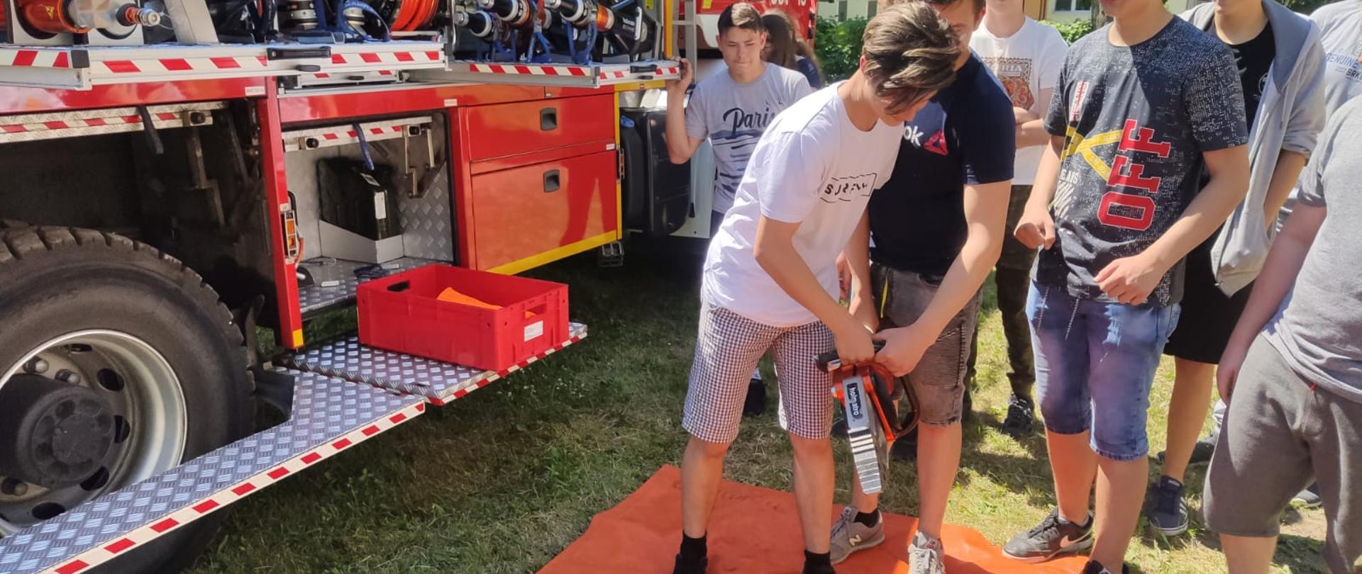 Zajęcia edukacyjne z uczniami Zespołu Szkół Centrum Kształcenia Rolniczego w Starym Brześciu