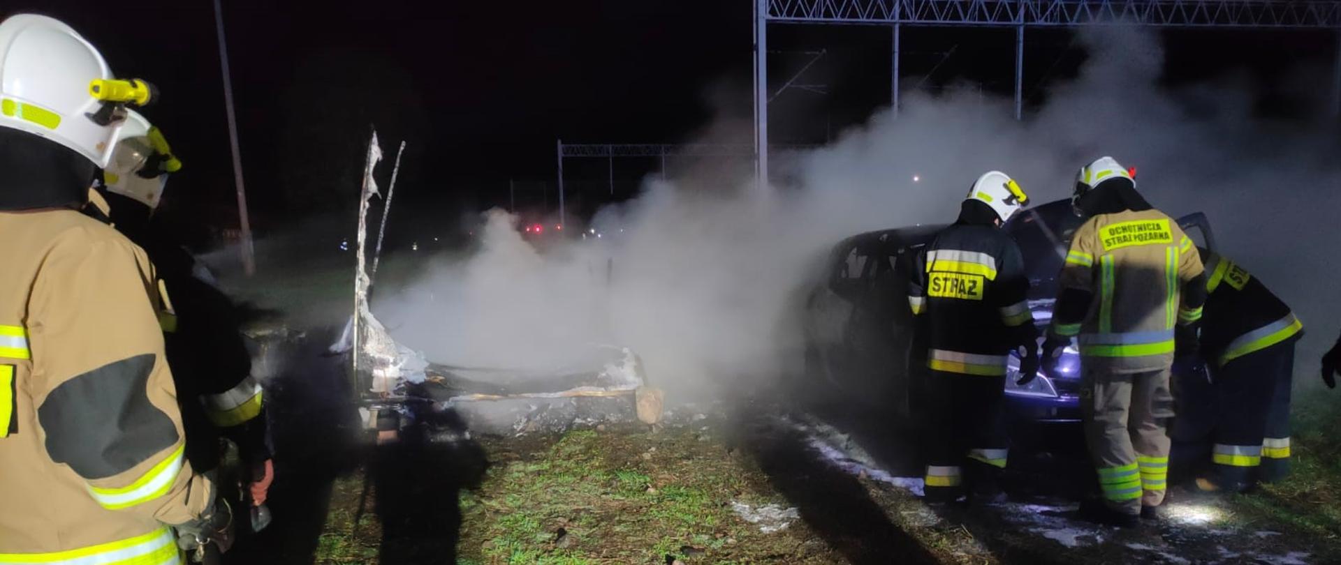 Tragiczny w skutkach pożar przyczepy kempingowej