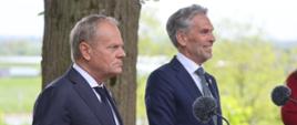 Premier Donald Tusk i Premier Dick Schoof