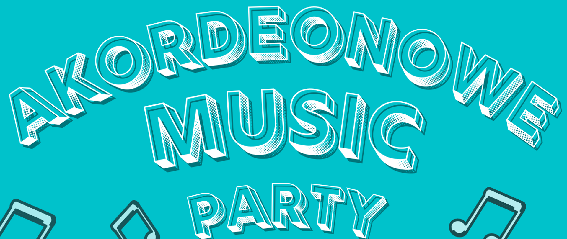 Plakat na jasnym niebieskim tle z grafiką płatków śniegu i nut oraz akordeonem na środku plakatu z tekstem " Klasa akordeonu mgr Liliany Stopki oraz mgr Tomasza Brusińskiego Zaprasza na akordeonowe Music Party 20 stycznia 2023 godz. 17:00 Aula PSM I st. w Kłodzku"