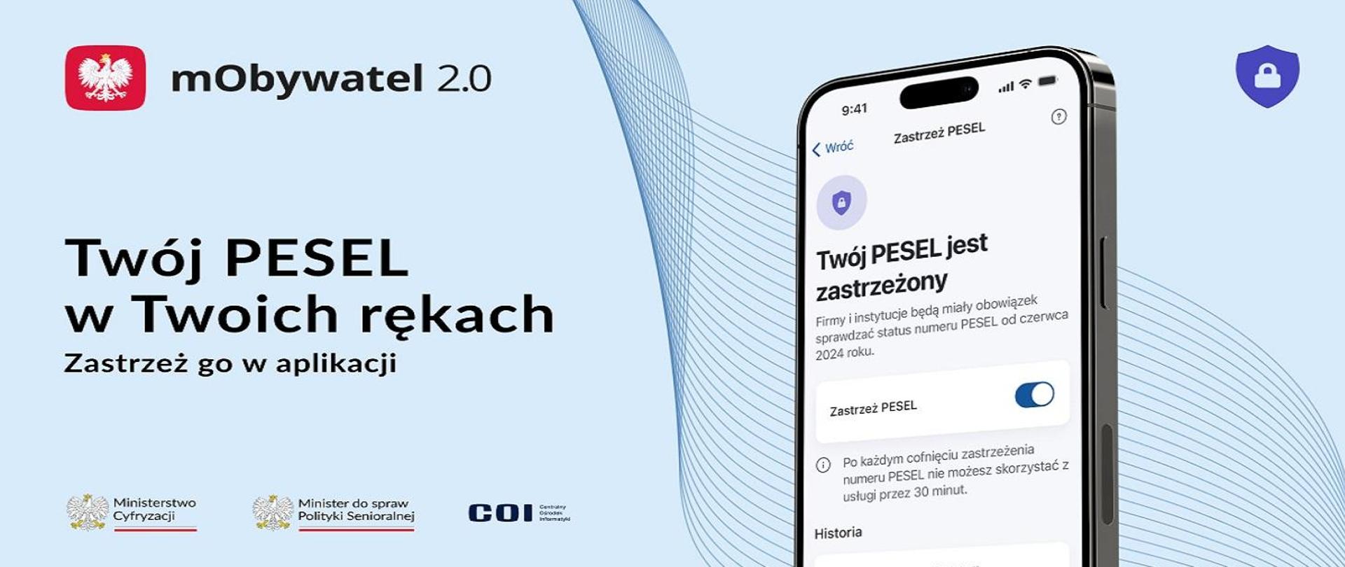 Zastrzeż PESEL i chroń swoje dane w mObywatelu 2.0