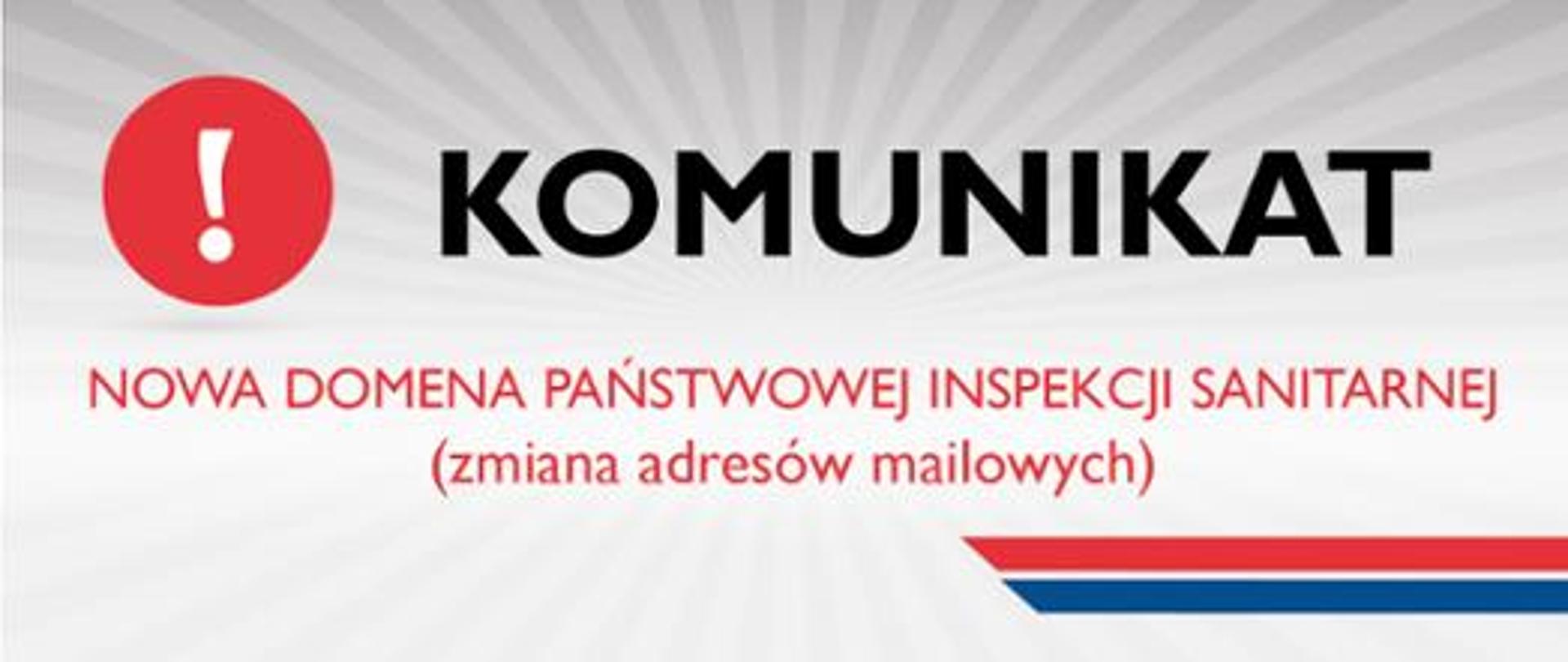 Nowa domena Państwowej Inspekcji Sanitarnej