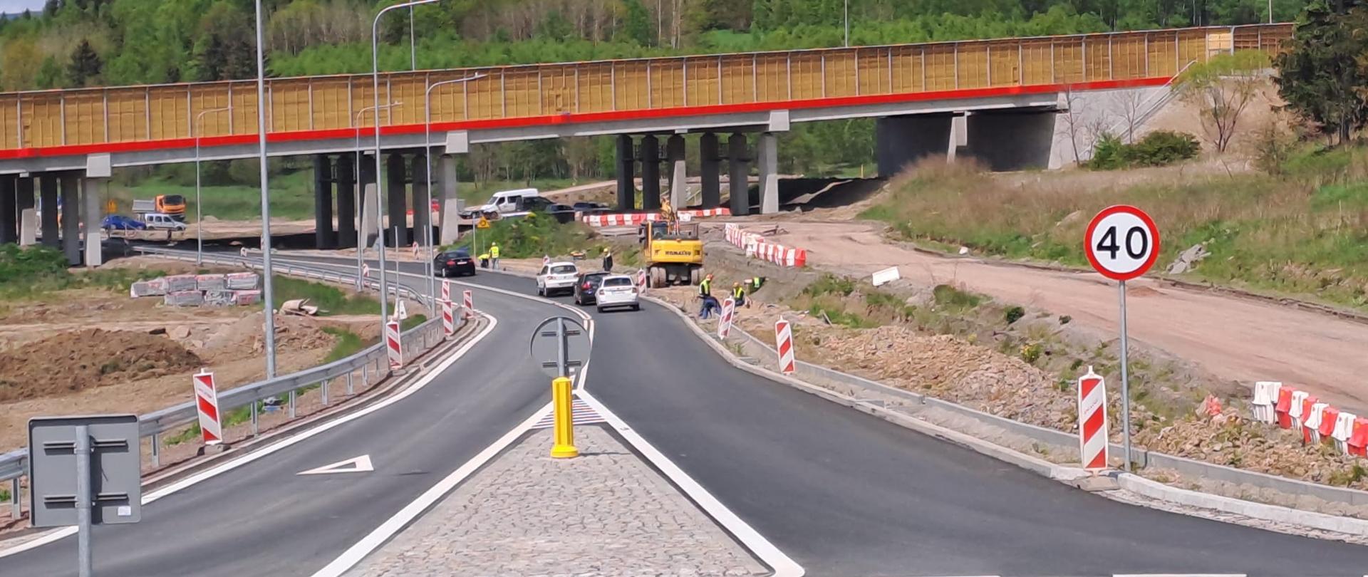 S3 węzeł Kamienna Góra Południe - maj 2023 r. - fot. Ł. Franków/ONDE S.A. 