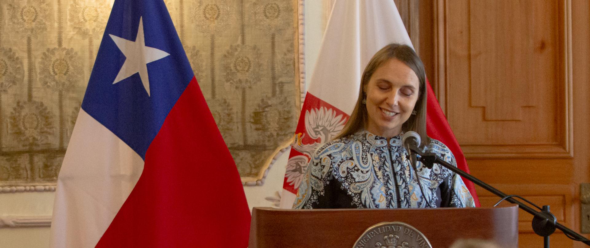 DIA NACIONAL DE POLONIA, CONCIERTO DE 11 DE NOVIEMBRE, DUSCURSO DE LA JEFA DE MISIÓN MILENA ŁUKASIEWICZ