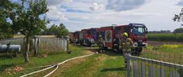 Pożar budynku gospodarczego w m. Kuraszewo gm. Czyże
