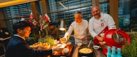 Chef Grzegorz Odolak i Mariusz Olechno