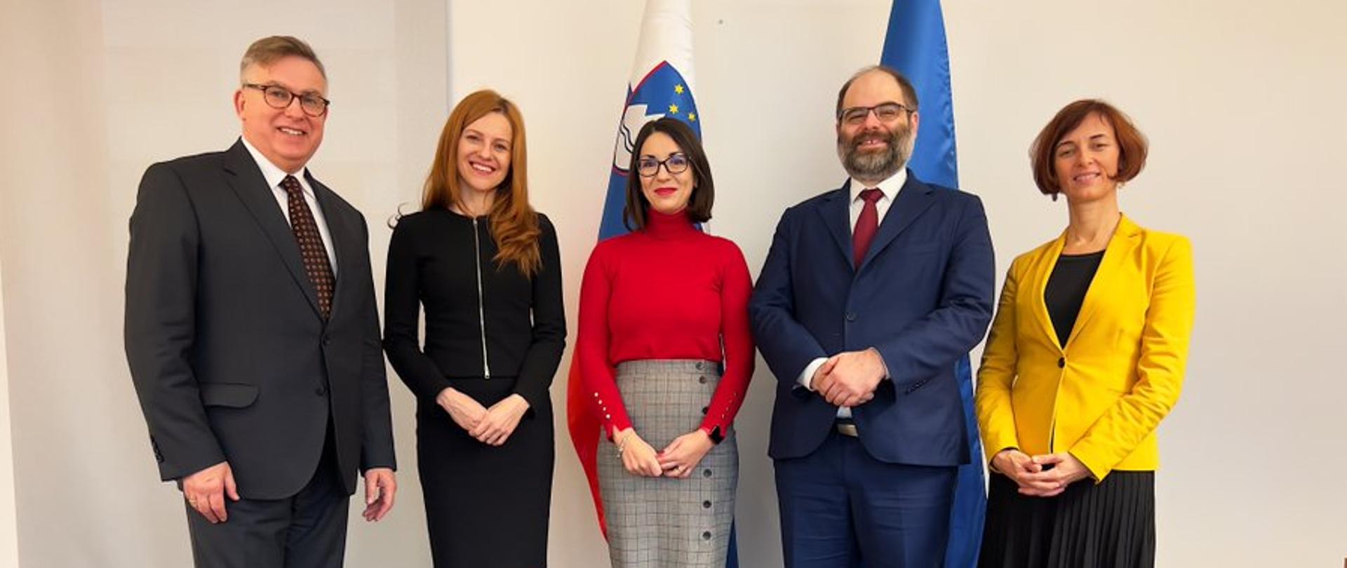 Wizyta Ministra Pawła Lewandowskiego w Słowenii