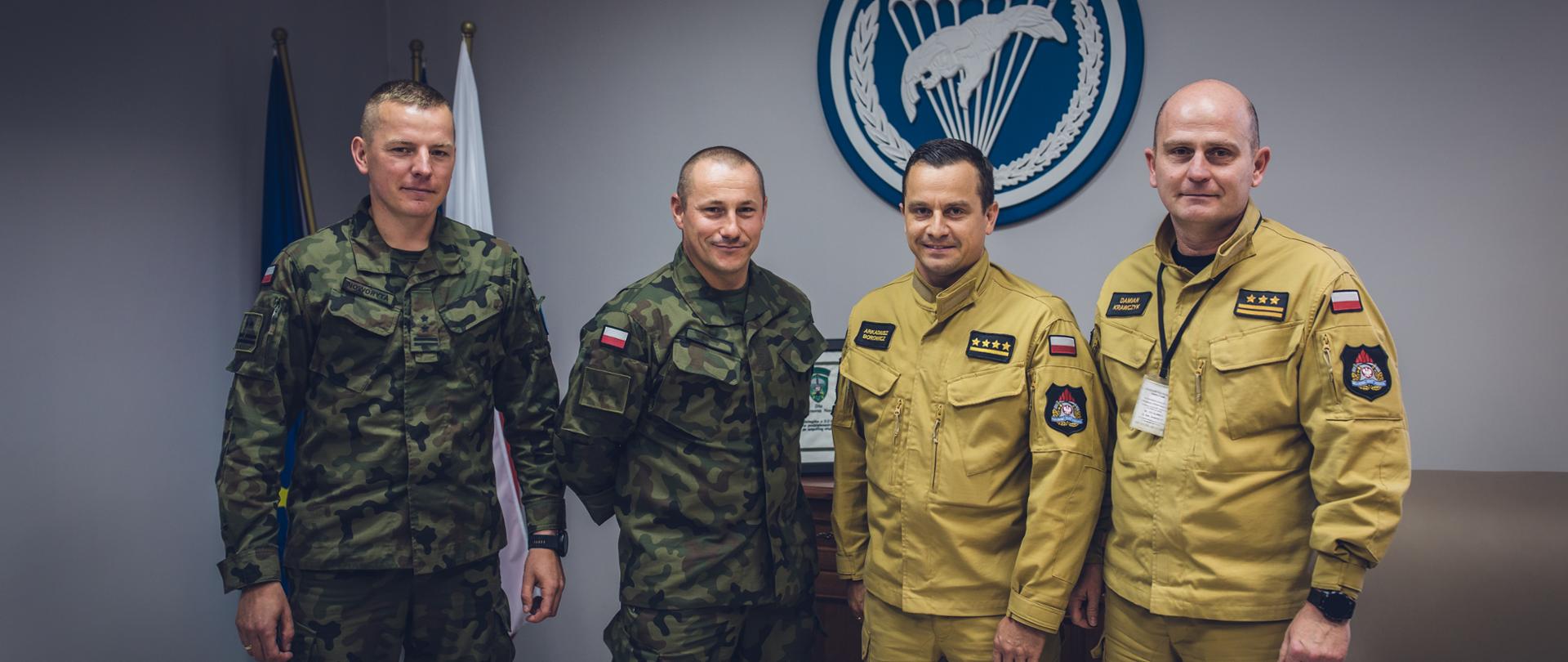 Podziękowania dla żołnierza 6 Batalionu Powietrznodesantowego w Gliwicach. 