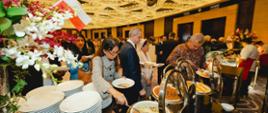 Buffet line