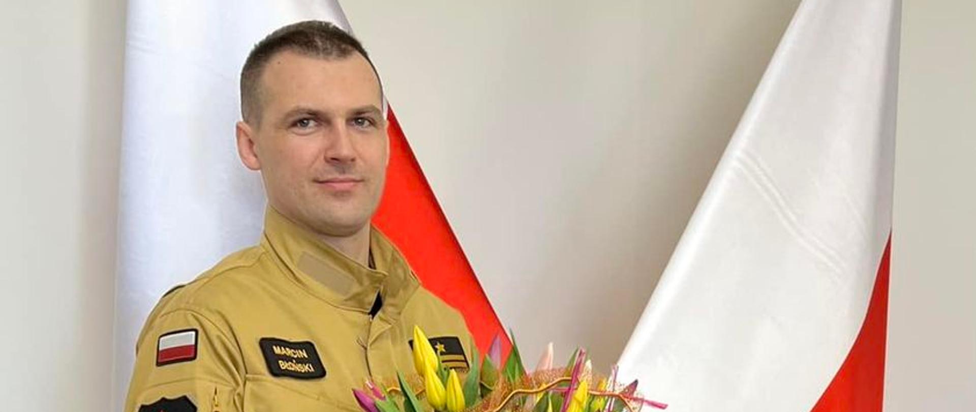 KP PSP w Grójcu mł.bryg. Marcin Błoński