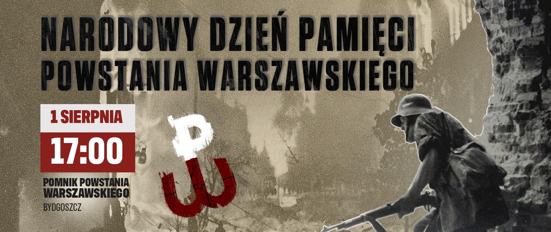 82. rocznica Powstania Warszawskiego. Zapraszamy na obchody w Bydgoszczy