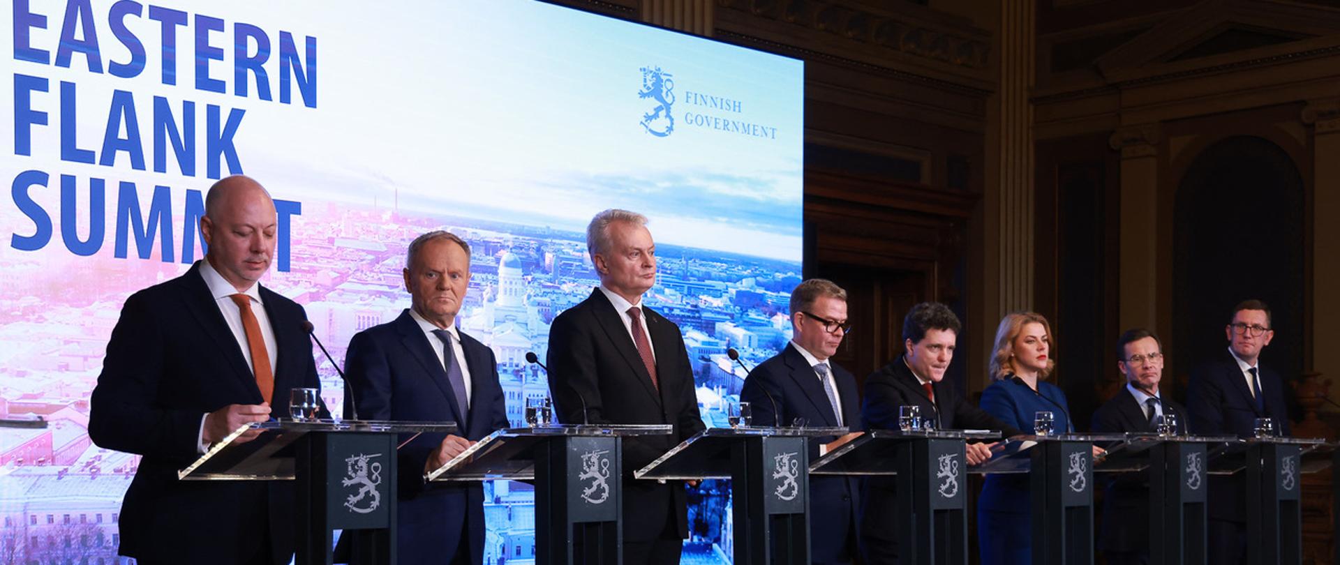 Prime Minister Tusk in Helsinki.