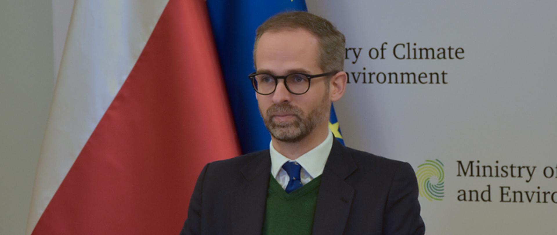 Wiceminister klimatu i środowiska Adam Guibourgé-Czetwertyński konferencji „Central European Day of Energy”