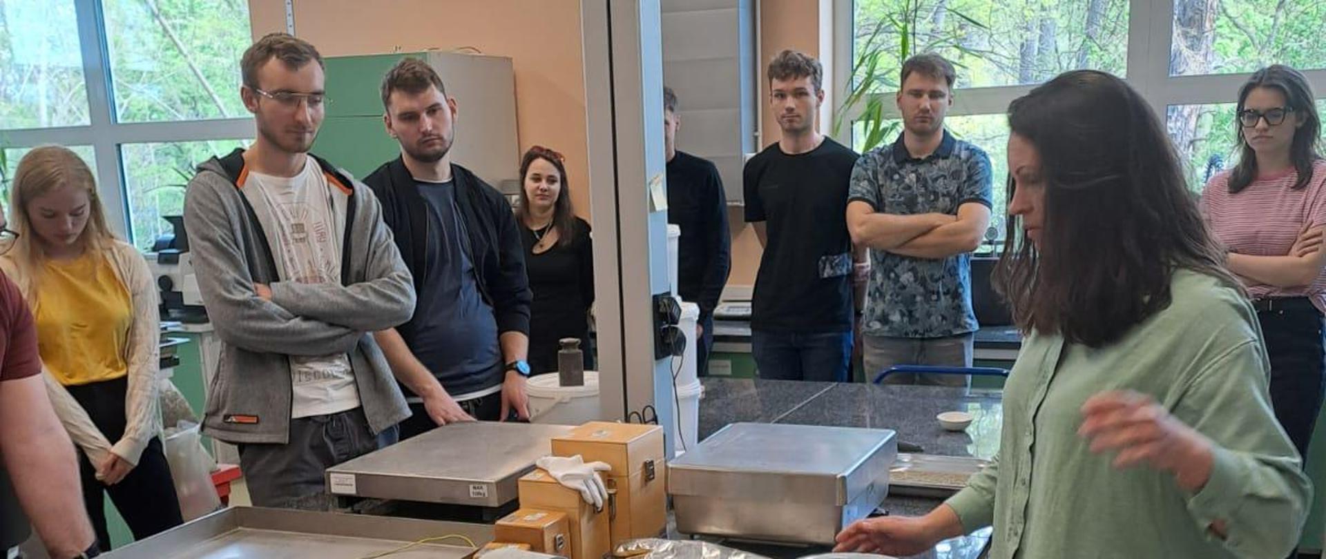 Wizyta studentów PO w laboratorium GDDKiA