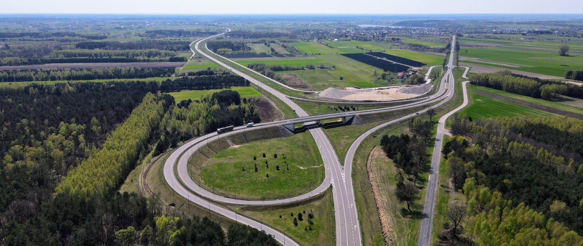 Obwodnica Kocka i Woli Skromowskiej - węzeł Kock Północ