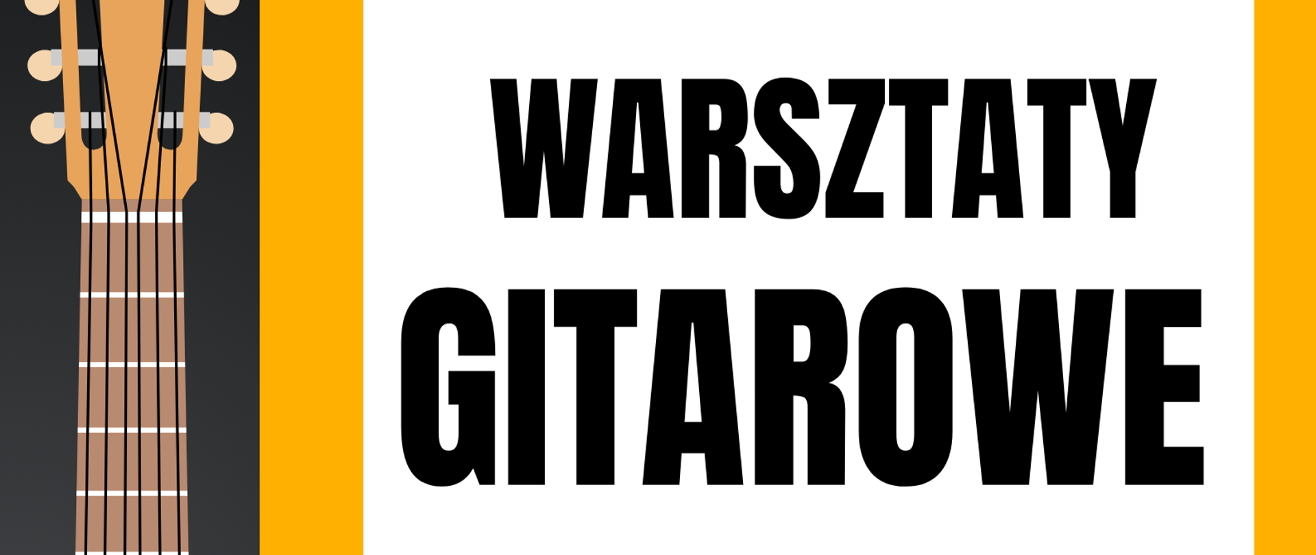 Grafika dyplomu to rysunek gitary w lewej części plakatu. W prawej części w dole plakatu logo szkoły. Na plakacie znajdują się następujące informacje: Państwowa Szkoła Muzyczna I i II st. im. Fryderyka Chopina w Nowym Targu. Warsztaty Gitarowe, które poprowadzi mgr Emilia Szeruga-Maślak, sala kameralna, godz. 13.00 - 18.30 wtorek 29 kwietnia 2025 r. Serdecznie zapraszamy !!!