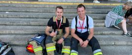 Włocławscy strażacy wzięli udział w XXVII Mistrzostwach Polski Strażaków-Płetwonurków oraz Mistrzostwach Polski Strażaków w biegu po schodach "Wieżowiec 2023"