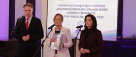 zdjęcie z konferencji nt. inauguracji działania Krajowego Programu Działań wobec Chorób Otępiennych