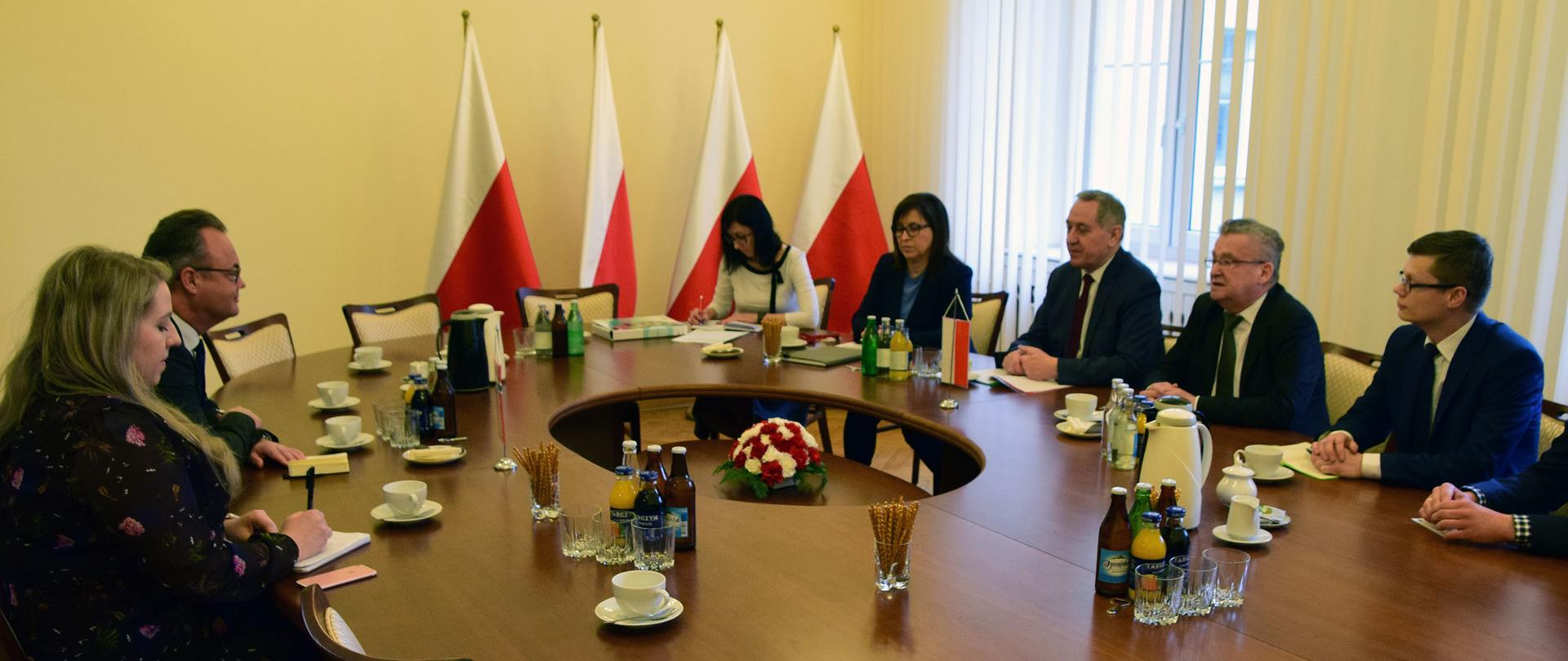 Minister Środowiska na spotkaniu z Ambasadorem Norwegii