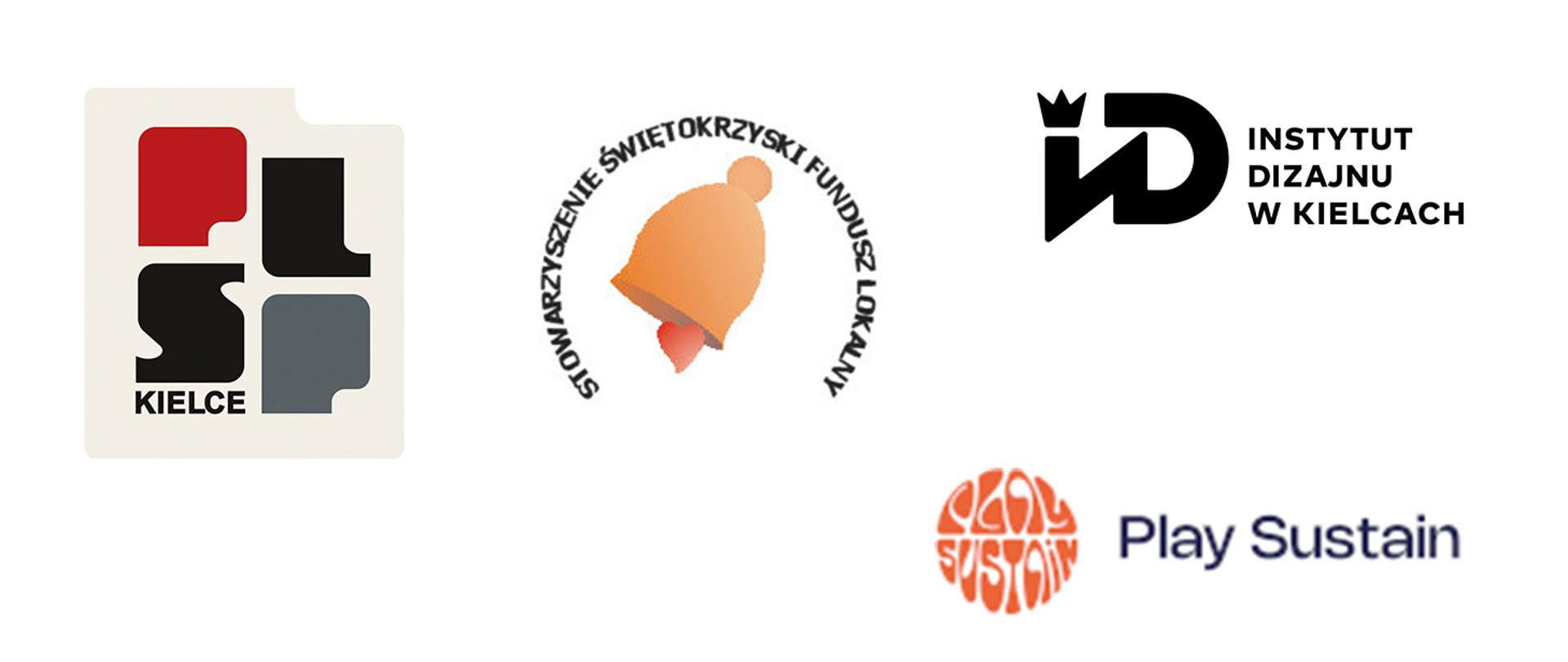 grafika przedstawia zbiór 4 logo: naszej szkoły oraz innych instytucji