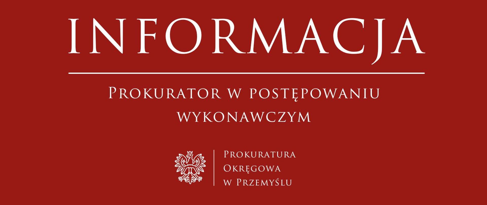 Prokurator w postępowaniu wykonawczym