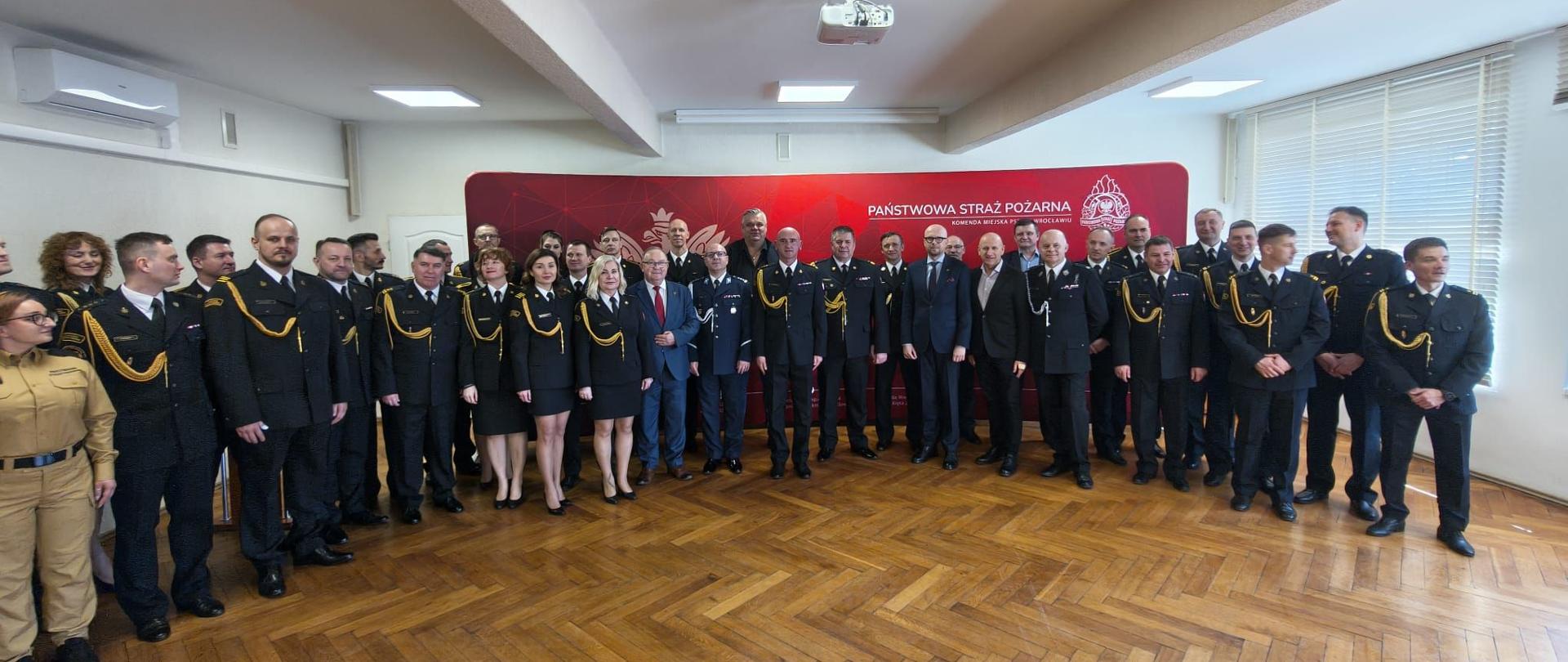Uroczystość powołania Komendanta Miejskiego PSP we Wrocławiu