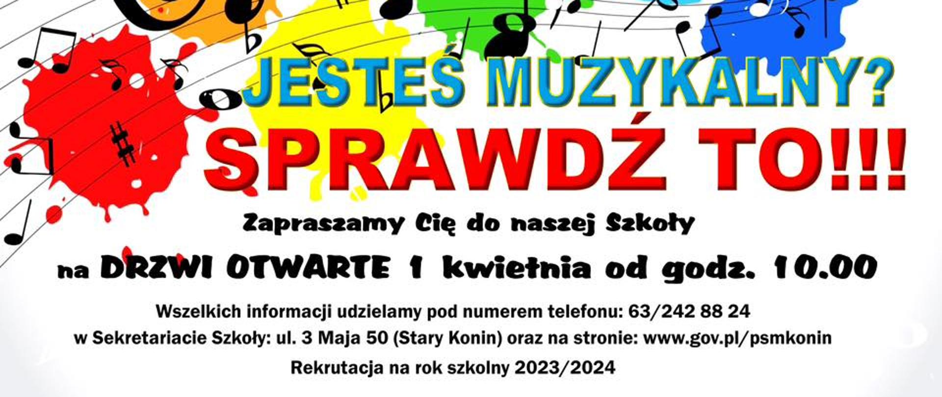 Plakat wydarzenia, 1 kwietnia 2023 od godziny 10.00