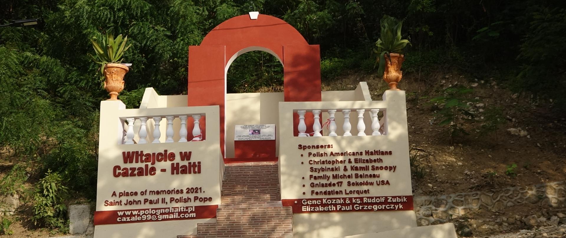 Miejsce Pamięci im. św. Jana Pawła II w Cazale na Haiti