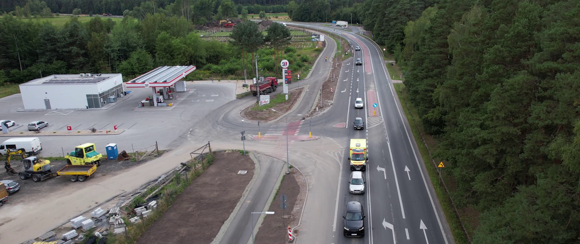 Budowa ścieżki pieszo - rowerowej na trasie Ozimek - Grodziec w ciągu DK46