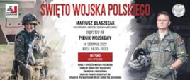 Zaproszenie na piknik wojskowy z okazji Święta Wojska Polskiego - Olesno