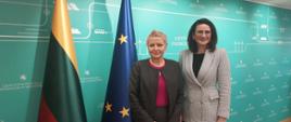 Wiceminister klimatu i środowiska Anna Łukaszewska-Trzeciakowska spotkała się z wiceminister energii Litwy Daivą Garbaliauskaitė.