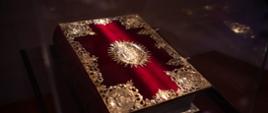 Skewra Gospel, which has Burgundy velvet cover with gold elements.