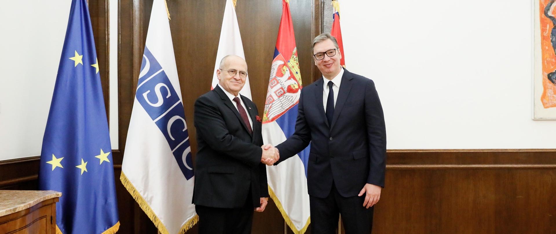 Minister Rau's meeting with the President of Serbia Aleksandar Vučić