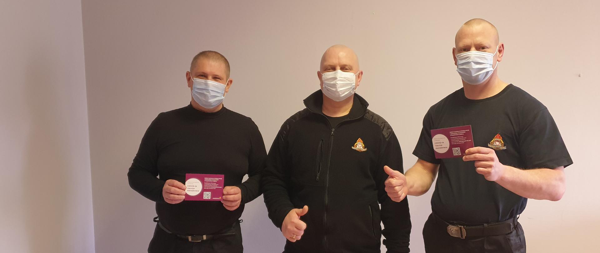 Szczepienia funkcjonariuszy KP PSP Świebodzin.