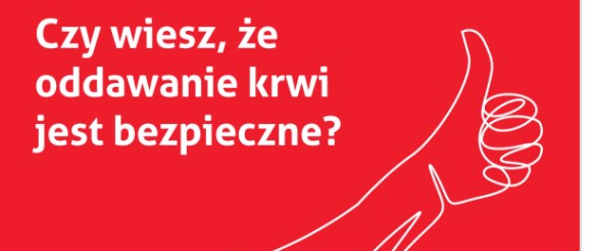 oddawanie krwi bezpieczne