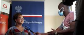 Polska pomoc 2020 – wizyta Ambasador Margarety Kassangany w przychodni Dispensaire Notre Dame d´Espérance w Thiaroye