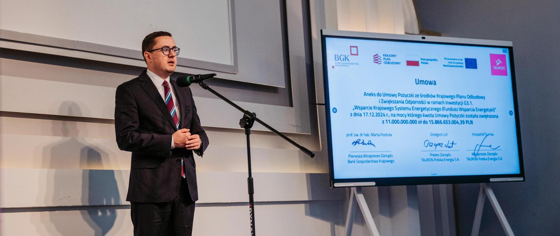 Konferencja Taurona dot. środków z KPO