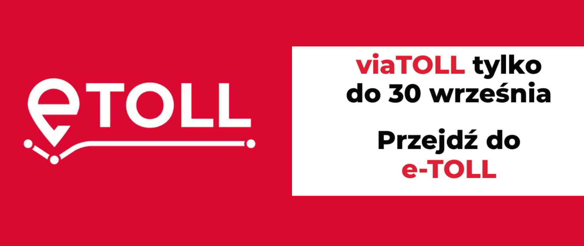 System e-TOLL zastąpi system viaTOLL