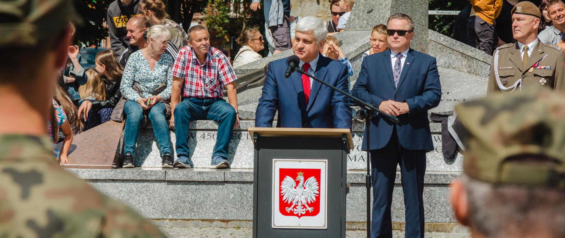 Jubileuszowa przysięga podlaskich terytorialsów