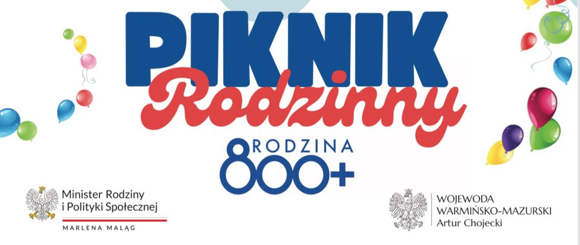 Zapraszamy na Piknik Rodzinny 800+ do Ełku