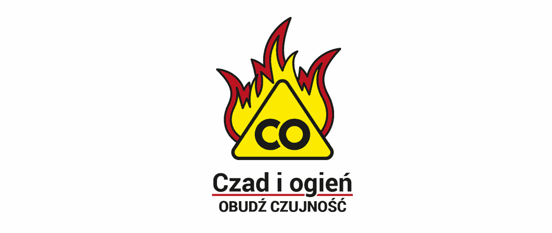 Logo akcji Czad i ogień obudź czujność