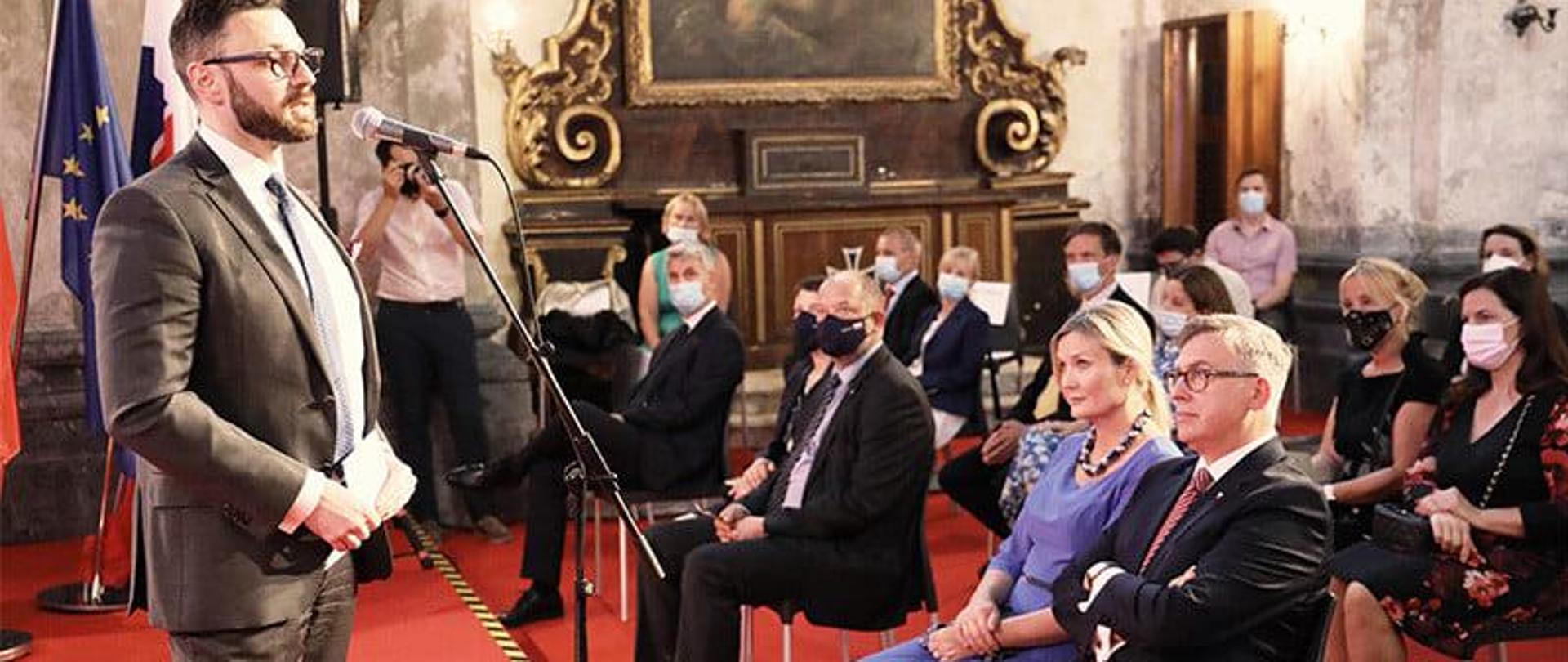 Koncert V4 w Lublanie z udziałem Ambasadora Krzysztofa Olendzkiego i Joanny Olendzkiej