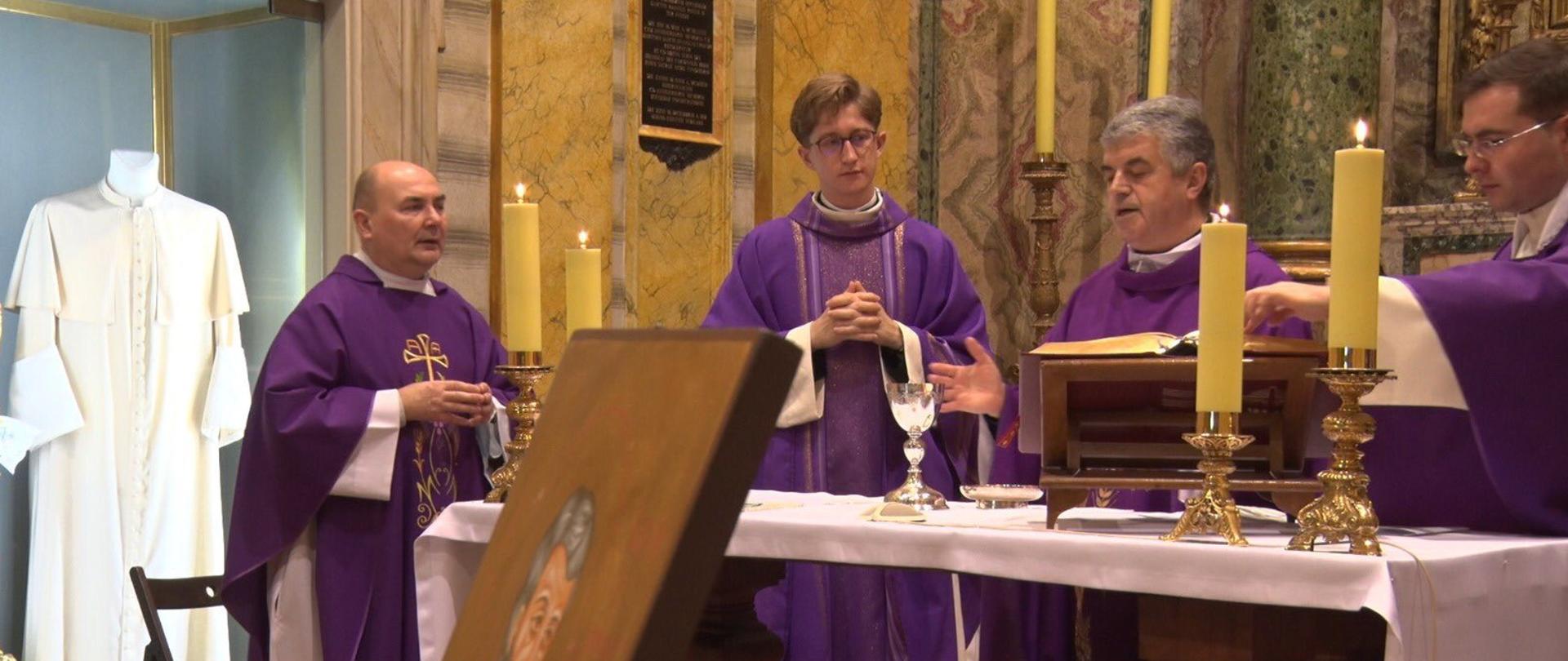 msza św. w polskim Kościele św. Stanisława w Rzymie w intencji pokoju w Ukrainie