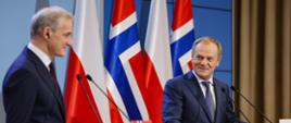 Premier Donald Tusk i Premier Norwegii.